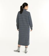 Women's Ultrasoft Sweatshirt Robe, Wrap Stripe