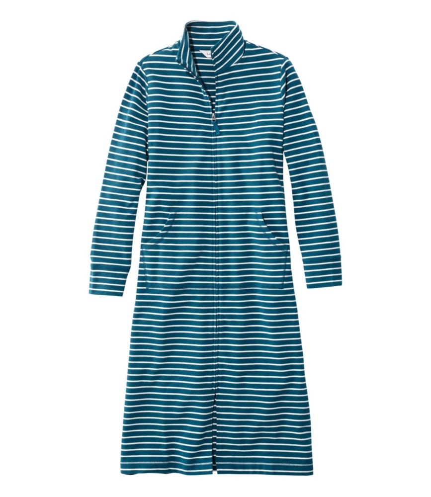 Women's Ultrasoft Sweatshirt Robe, Stripe Sleepwear at L.L.Bean