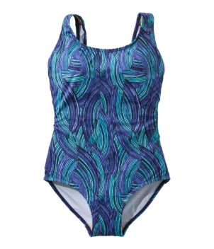 Women's BeanSport Swimwear, Scoopneck Tanksuit Print