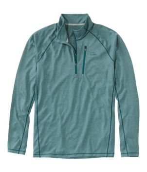 Men's Bean's Quick Dry Trail Tee 1/4 Zip