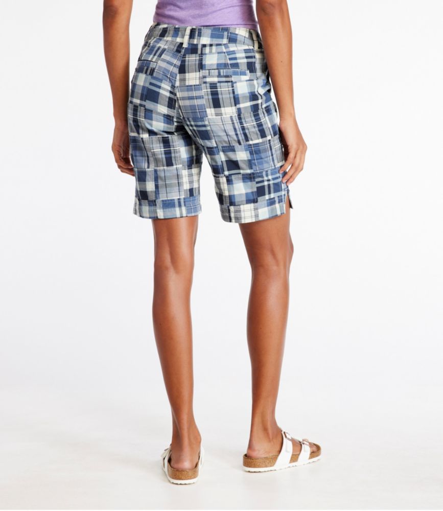 Women's Lakewashed Chino Shorts, Mid-Rise Bermuda Patchwork, , small image number 3