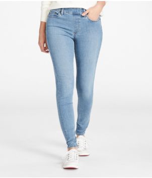 Women's BeanFlex® Jeans, Mid-Rise Skinny-Leg Pull-On