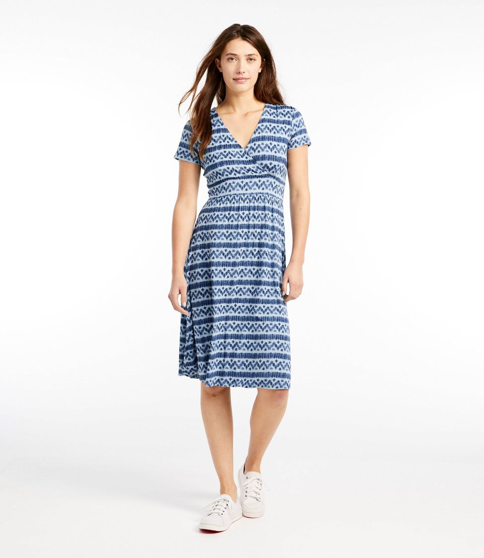 Cotton knit dresses store summer