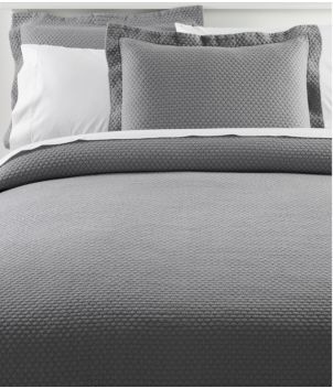 Organic Honeycomb Matelassé Coverlet