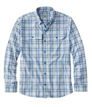 Men's No Fly Zone Long-Sleeve Shirt, Plaid