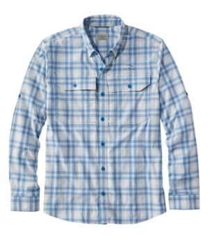 Men's No Fly Zone Long-Sleeve Shirt, Plaid