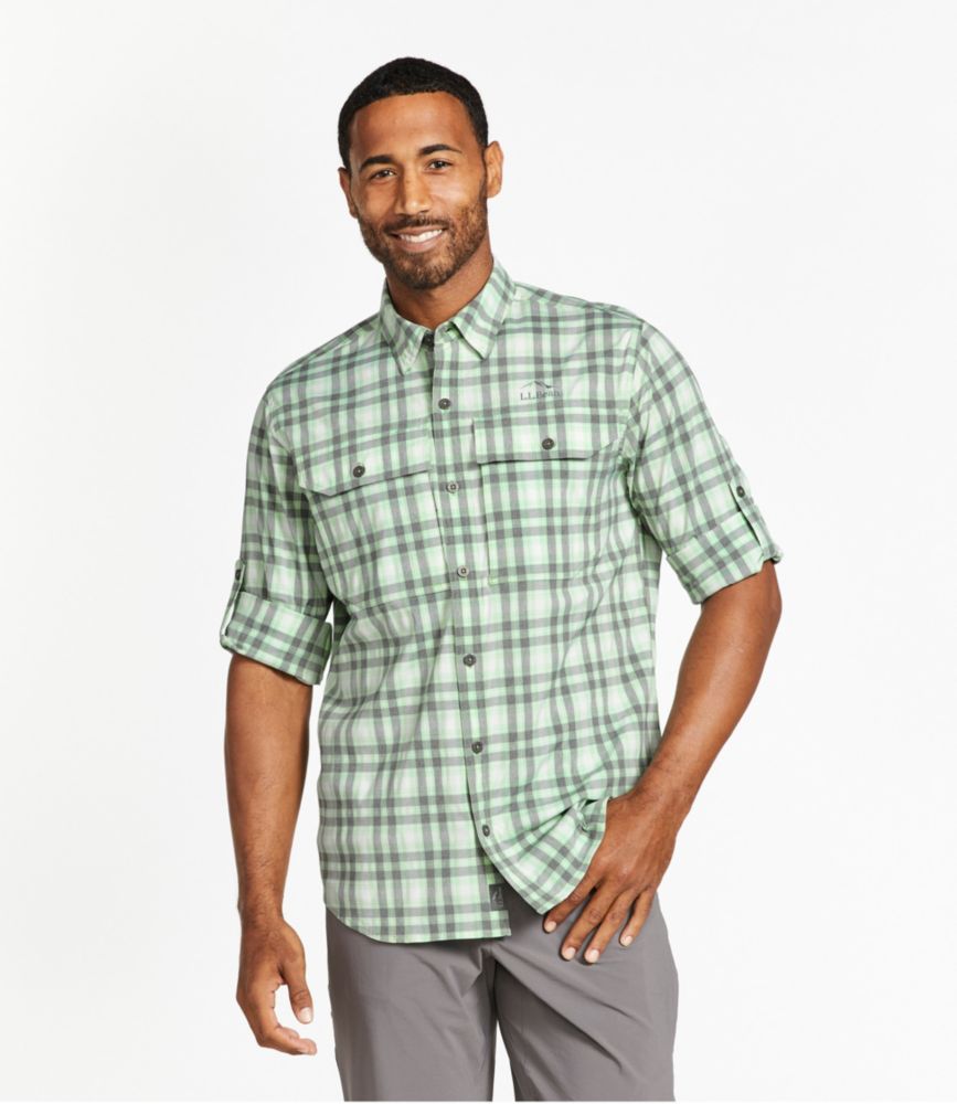 Men's No Fly Zone Long-Sleeve Shirt, Plaid