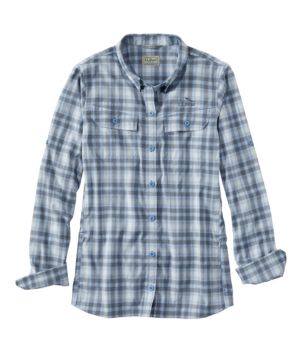 Women's No Fly Zone Long-Sleeve Shirt, Plaid