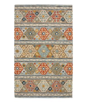 Medallion Wool Tufted Rug, Multi