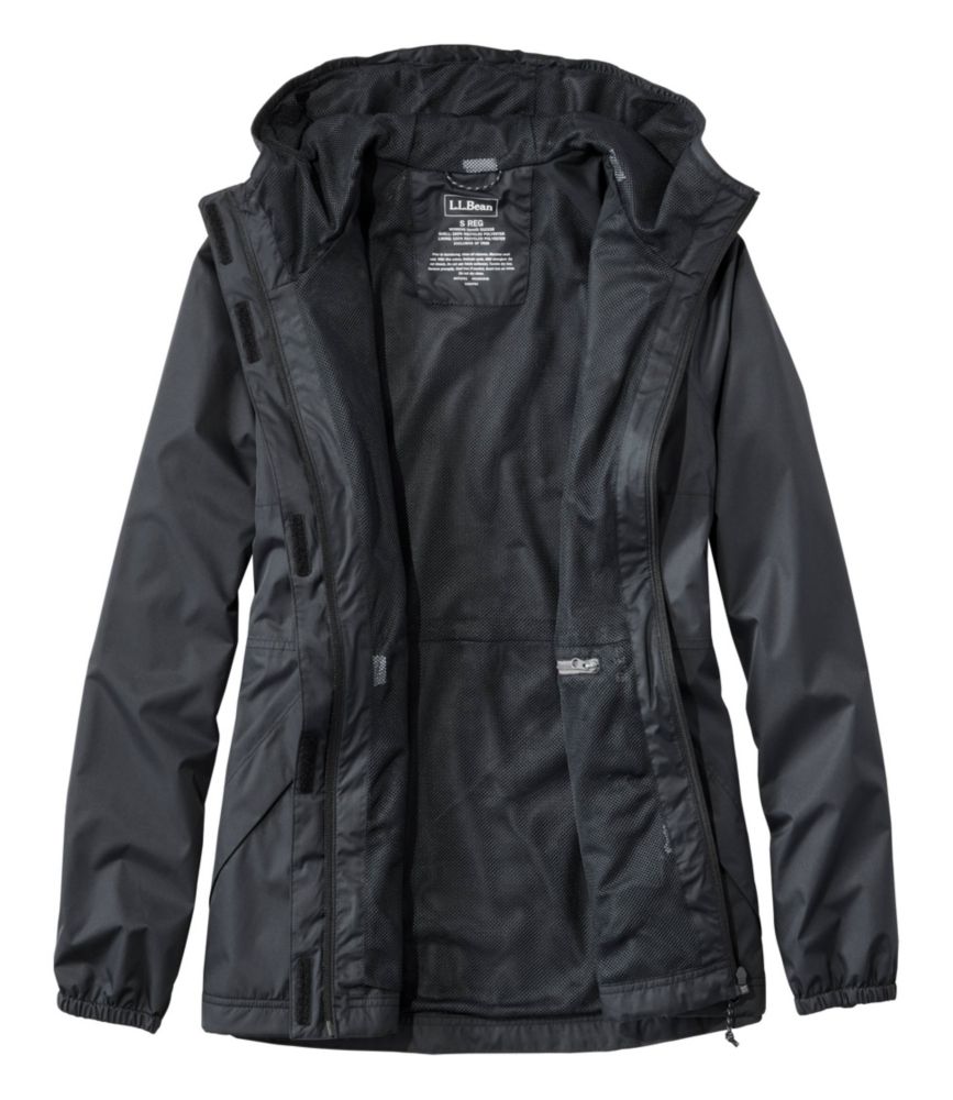 Women's Waterproof Windbreaker Jacket, Gunmetal Gray, small image number 5