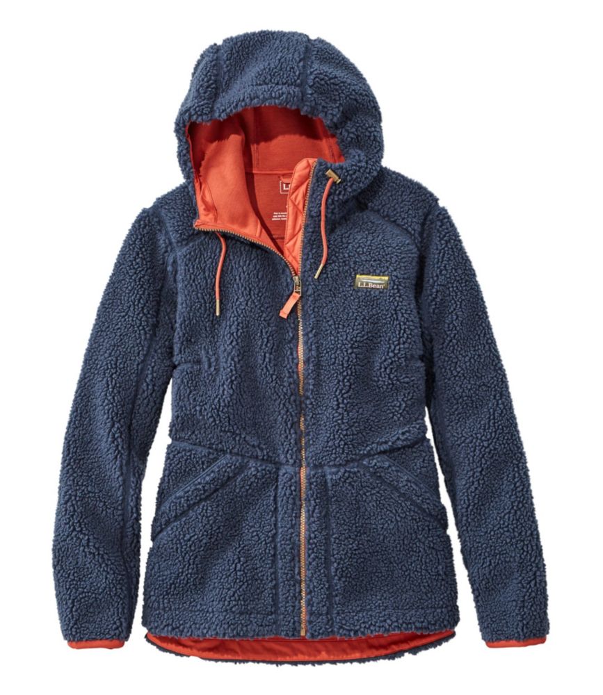 Women s Mountain Pile Fleece Hoodie Fleece Jackets at L.L.Bean