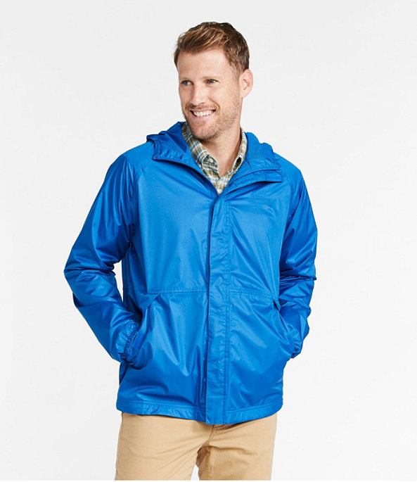 Llbean packable rain on sale jacket