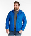 Waterproof Windbreaker Jacket, Men's Tall, Black, small image number 4