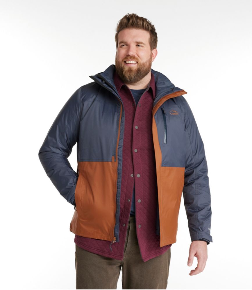 Men's Trail Model Waterproof 3-in-1 Jacket, Gunmetal Gray/Oakwood, small image number 5