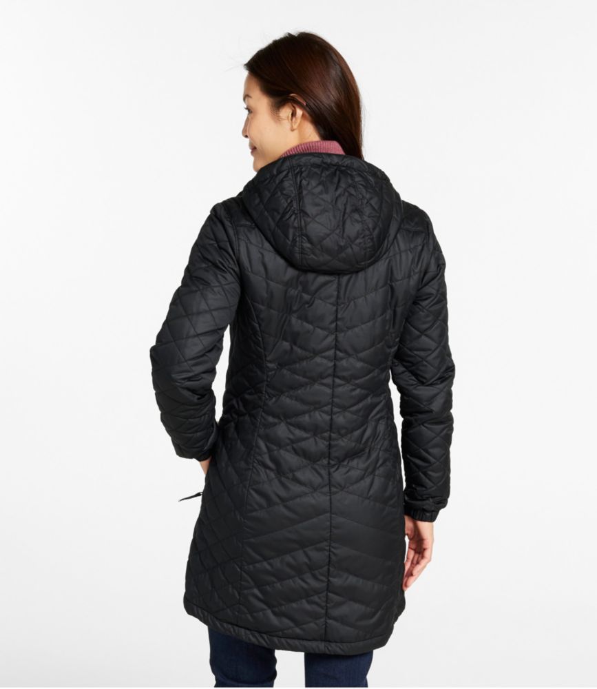 Women's Fleece-Lined Primaloft Coat, Carbon Navy, small image number 3