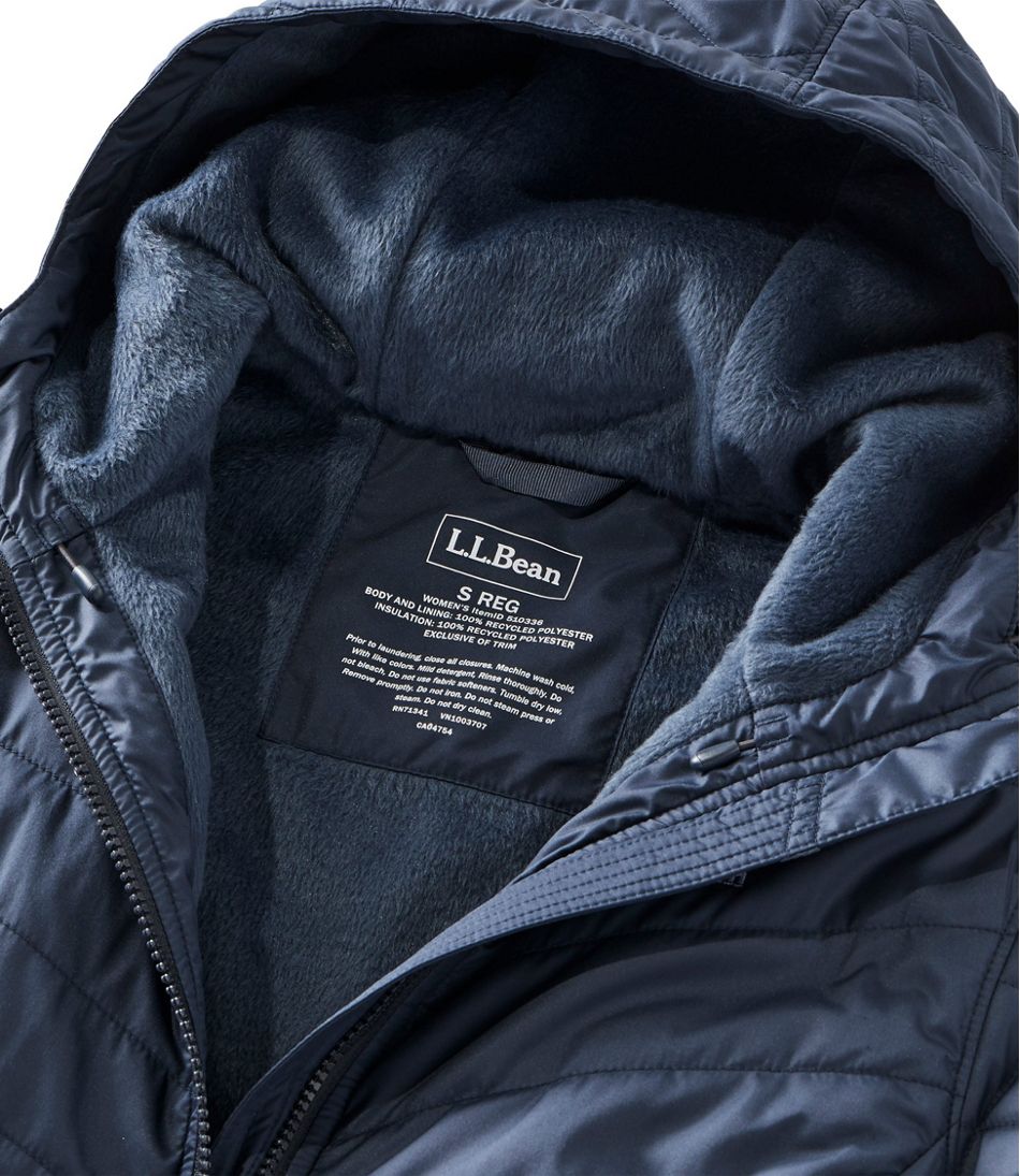 Women's Hooded Warm Snow Overcoat Fleece Jacket Outwear Padded Winter Coat E46 