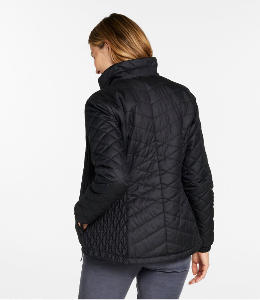 Women's Fleece-Lined Primaloft Jacket, Carbon Navy, small image number 3