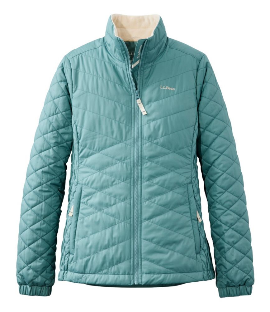 Women's Fleece-Lined Primaloft Jacket, Mineral Blue, small image number 1