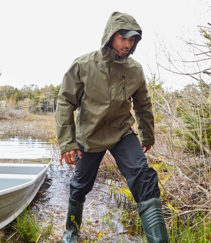 Men's Maine Warden GORE-TEX Rain Jacket, Kelp Green, small image number 5