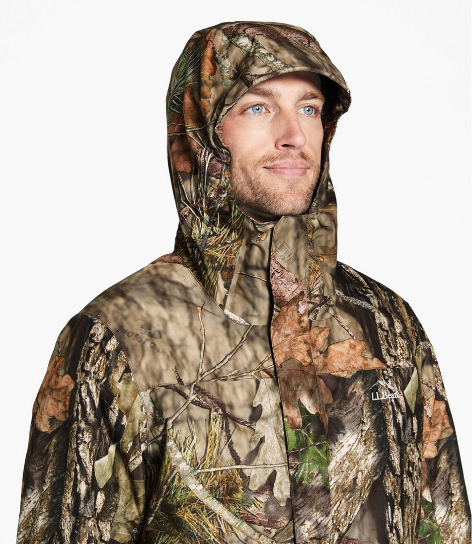 Breathable Mens Game Pursuit Reversible Camo Jacket Waterproof Camouflage