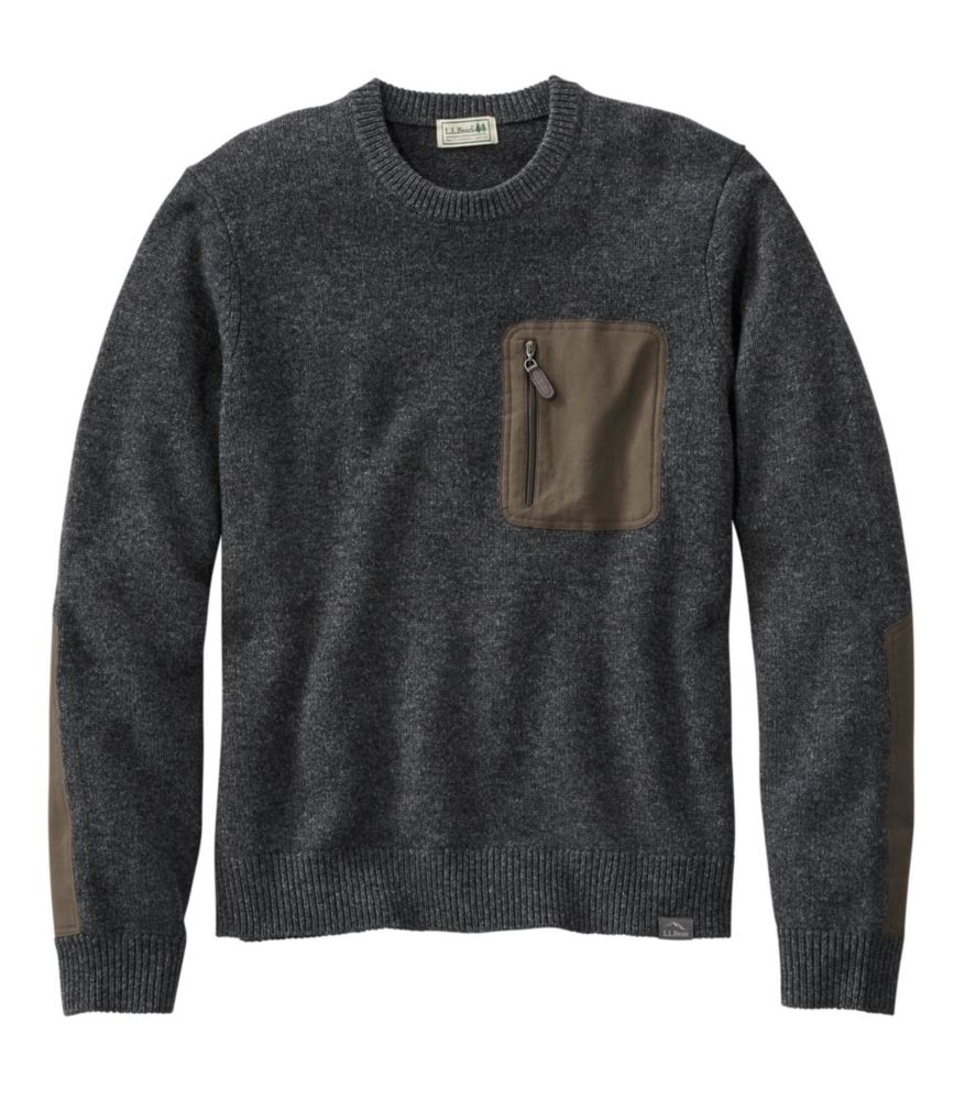 Men's Maine Guide Merino Sweater, Dark Charcoal, small image number 1