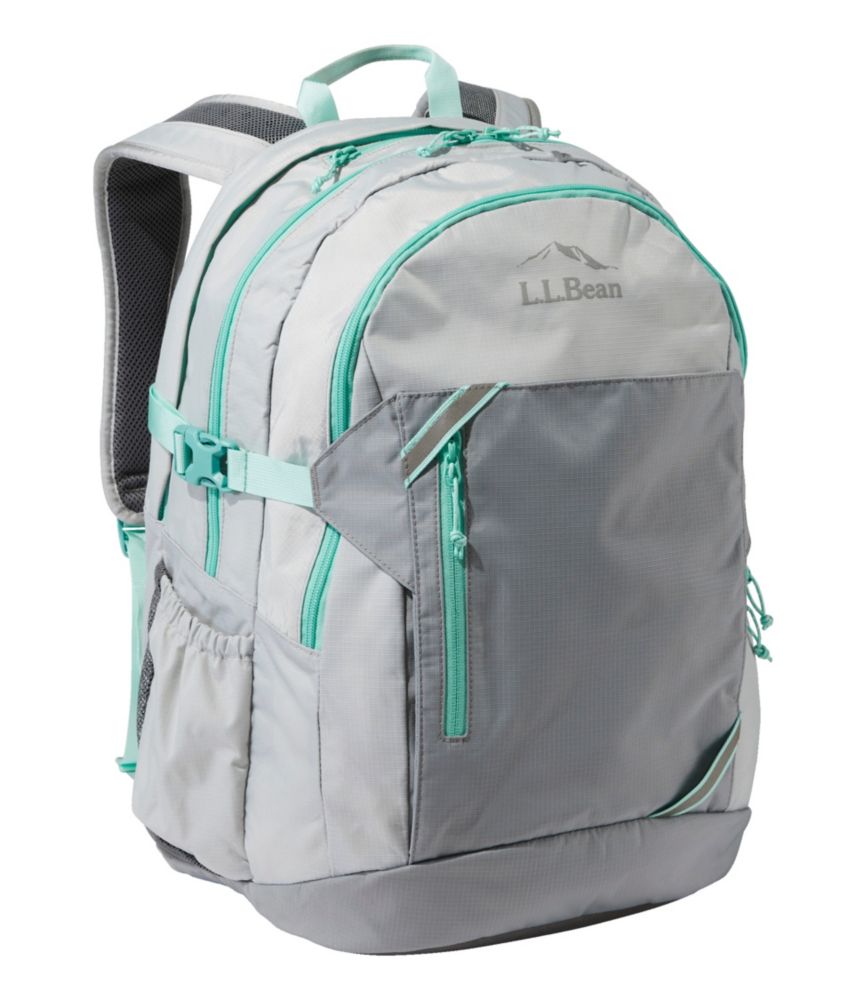 Comfort Carry Portable Locker Kids' School Backpack, 42L Gray Pebble/Fresh Mint, Nylon | L.L.Bean
