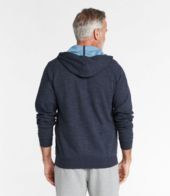 Men's Washed Cotton Double-Knit Shirts, Zip Hoodie