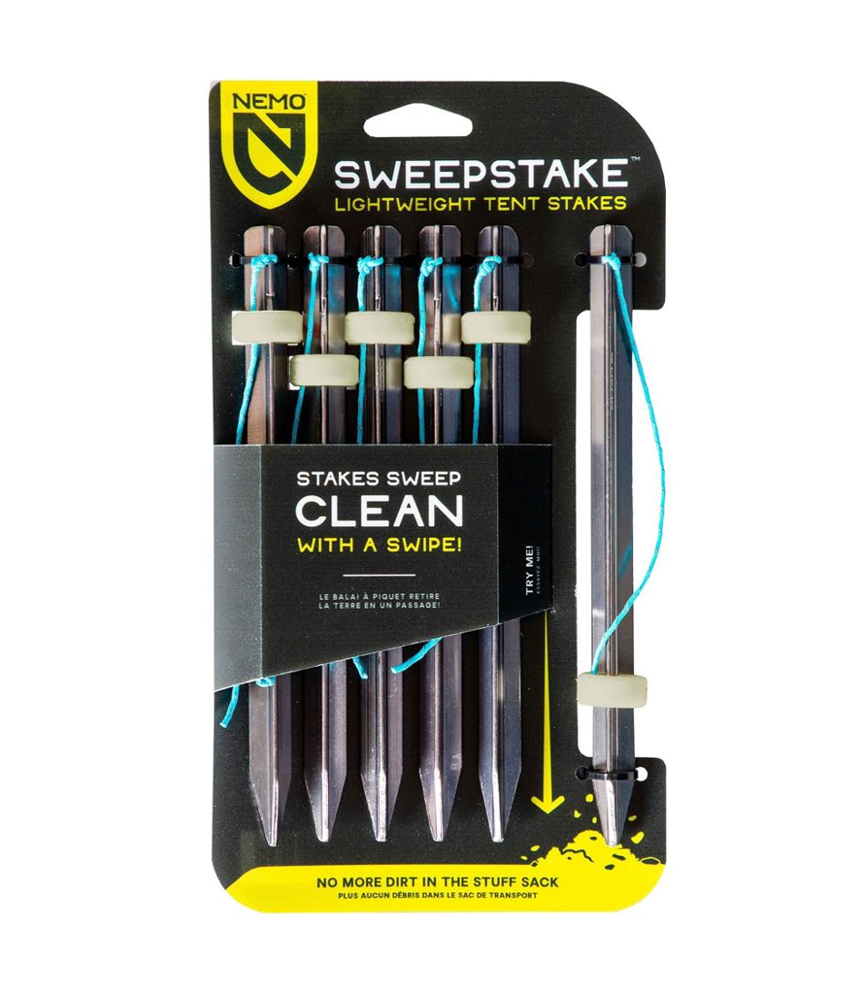 Nemo Sweepstake Tent Stakes, 6-Pack