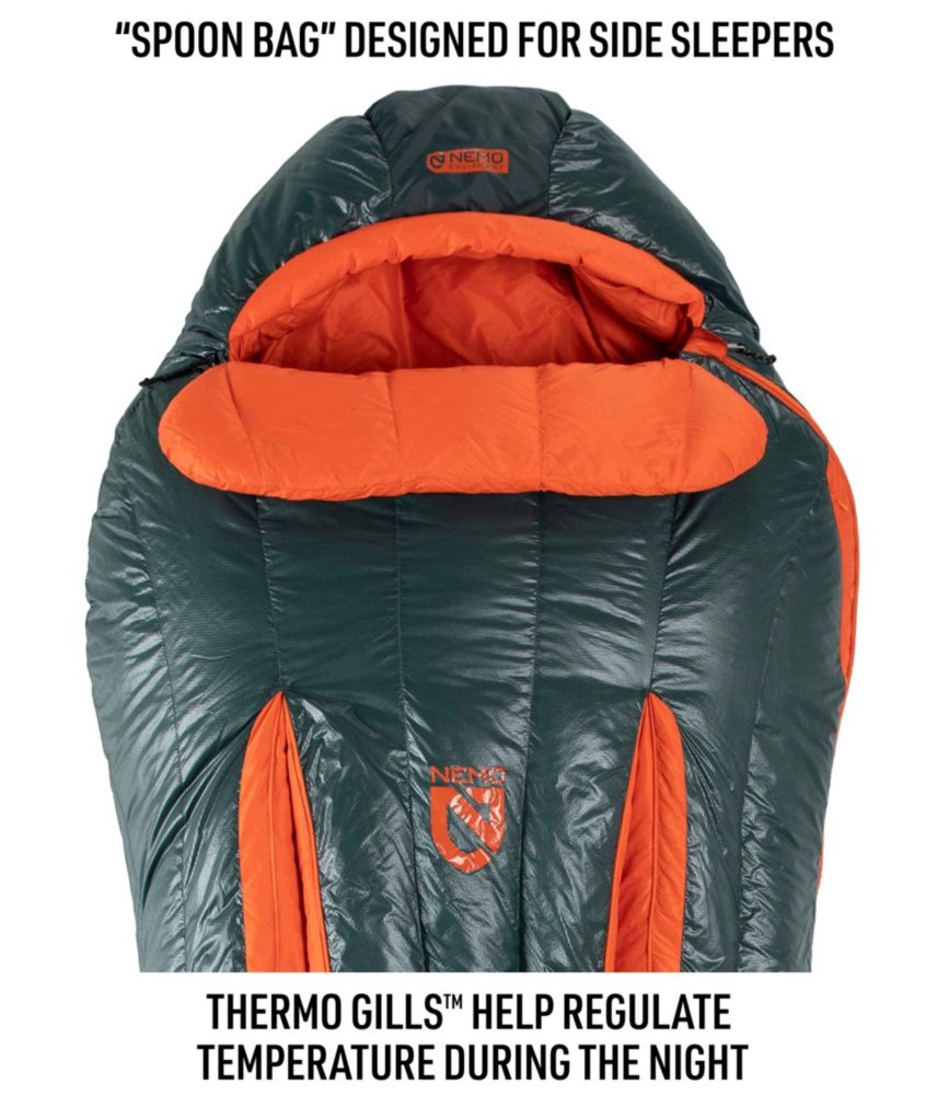 Men's Nemo Riff Down Sleeping Bag, Mummy 15° Sleeping Bags at L.L.Bean