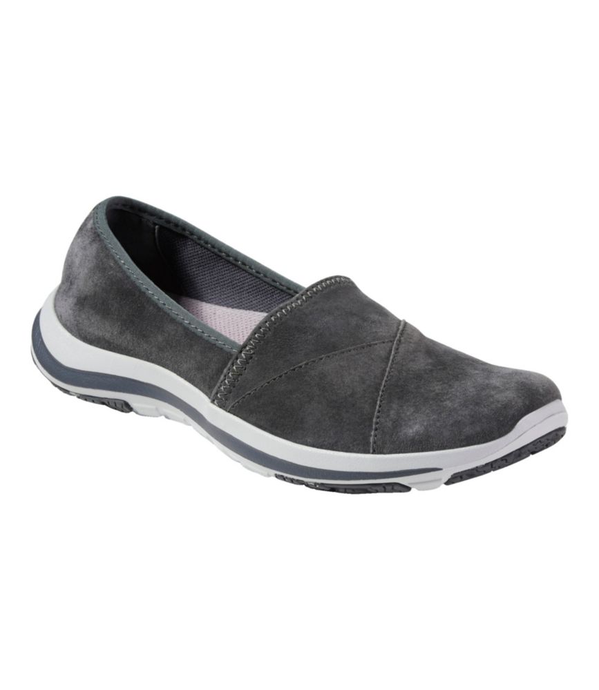 Women's Back Cove Stretch Slip-Ons, Nubuck, Dark Gray, small image number 6