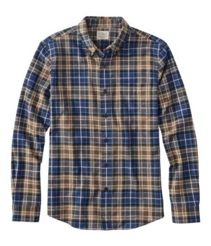 Men's Scotch Plaid Flannel Shirt, Slim Fit