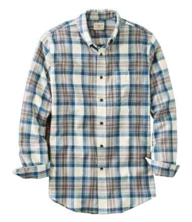 Men's Scotch Plaid Flannel Shirt, Slim Fit