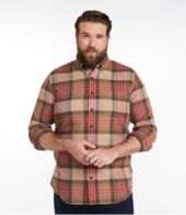 Men's Scotch Plaid Flannel Shirt, Slim Fit