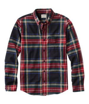 Men's Scotch Plaid Flannel Shirt, Slim Fit