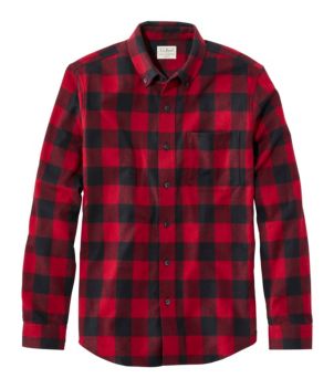 Men's Scotch Plaid Flannel Shirt, Slim Fit