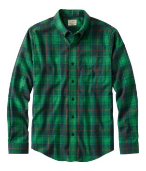 Men's Scotch Plaid Flannel Shirt, Slim Fit