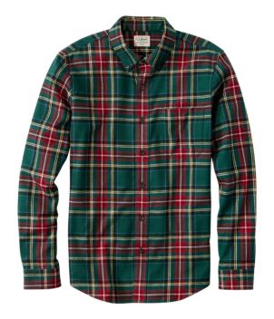 Men's Scotch Plaid Flannel Shirt, Slim Fit