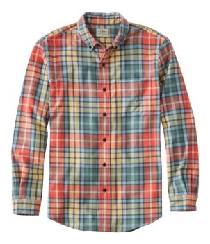 Men's Scotch Plaid Flannel Shirt, Slim Fit