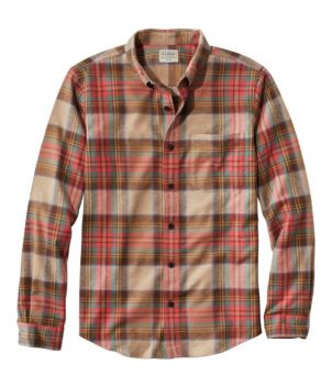 Men's Scotch Plaid Flannel Shirt, Slim Fit