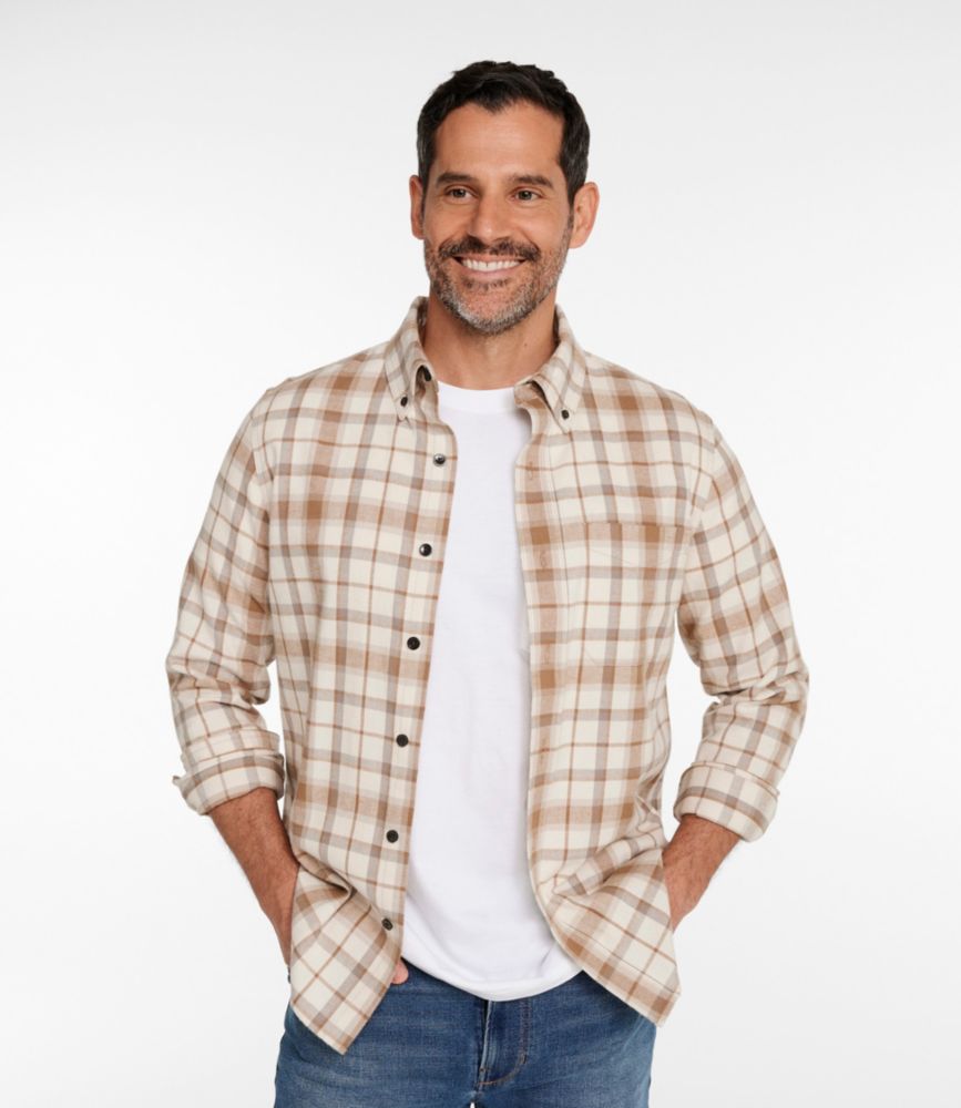Men's Scotch Plaid Flannel Shirt, Slim Fit