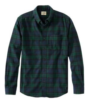 Men's Scotch Plaid Flannel Shirt, Slim Fit