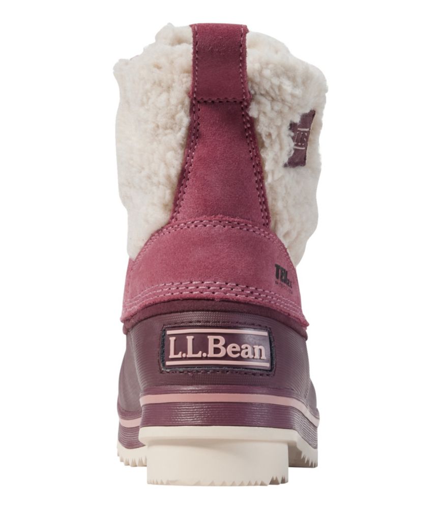 Kids' L.L.Bean Rangeley Sherpa Boots, Faded Rose/Burgundy, small image number 5