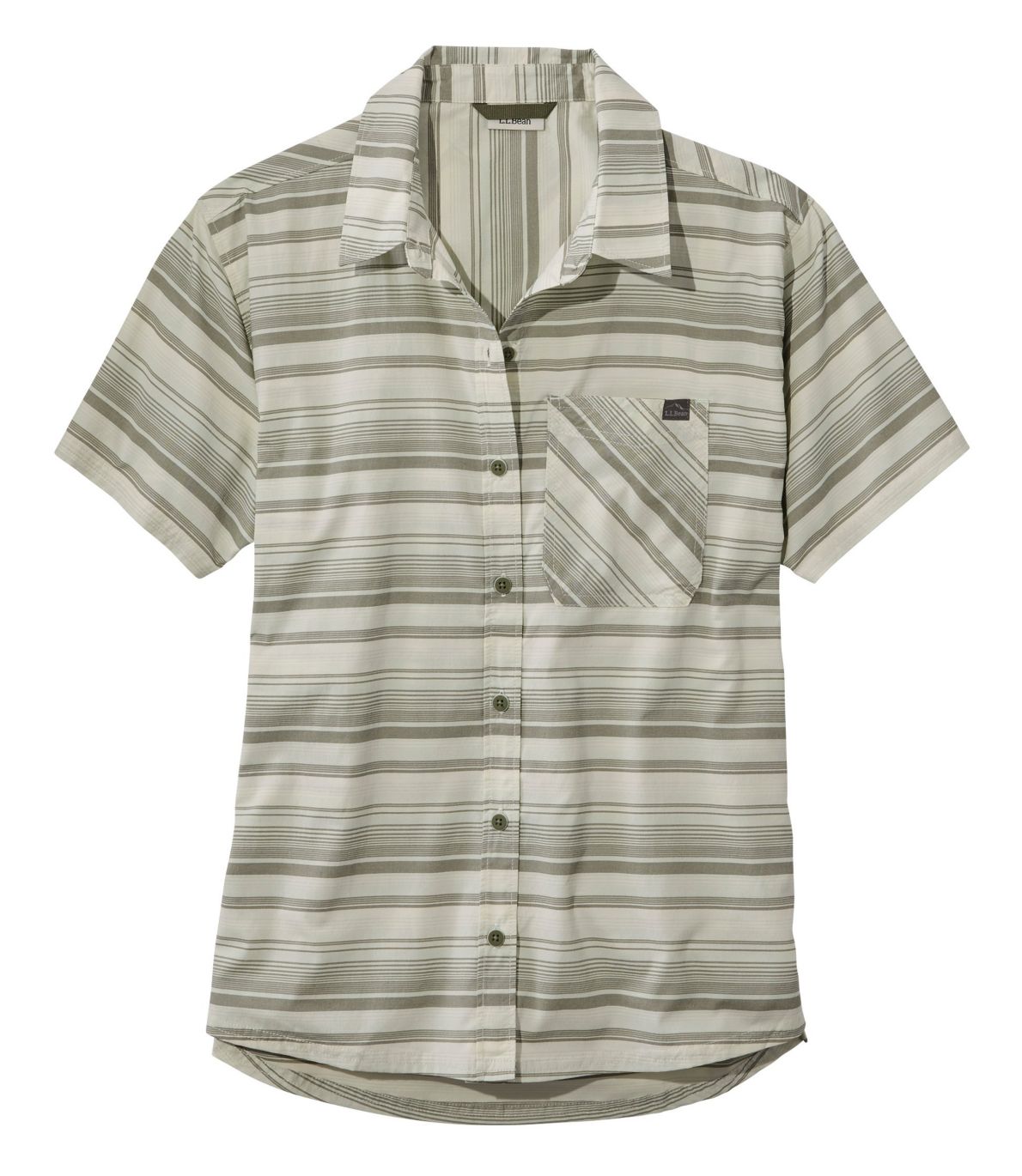 Women's Beach Cruiser Summer Shirt, Short-Sleeve, Stripe