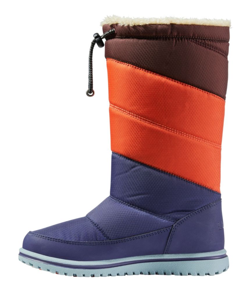 Kids' Ultralight Snow Boots, Tall, Dark Plum/Mauve Berry, small image number 2