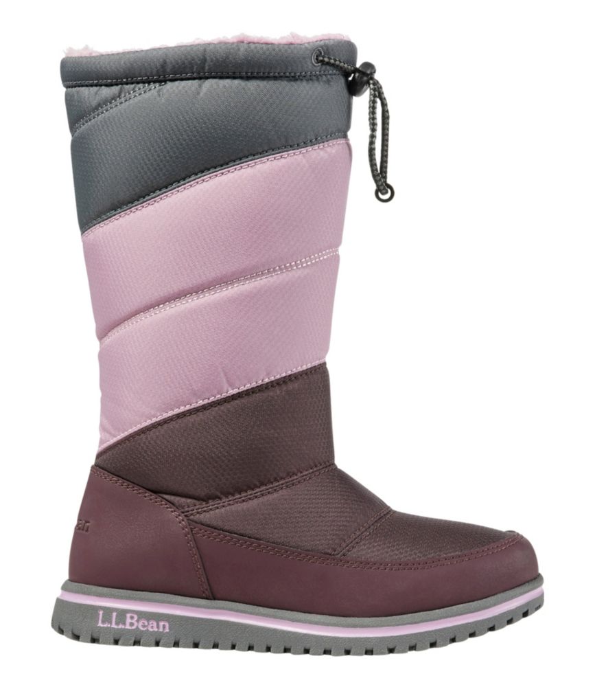 Kids' Ultralight Snow Boots, Tall, Dark Plum/Mauve Berry, small image number 1