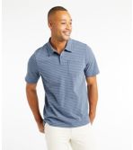 Men's Lakewashed Organic Cotton Polo, Short-Sleeve Stripe