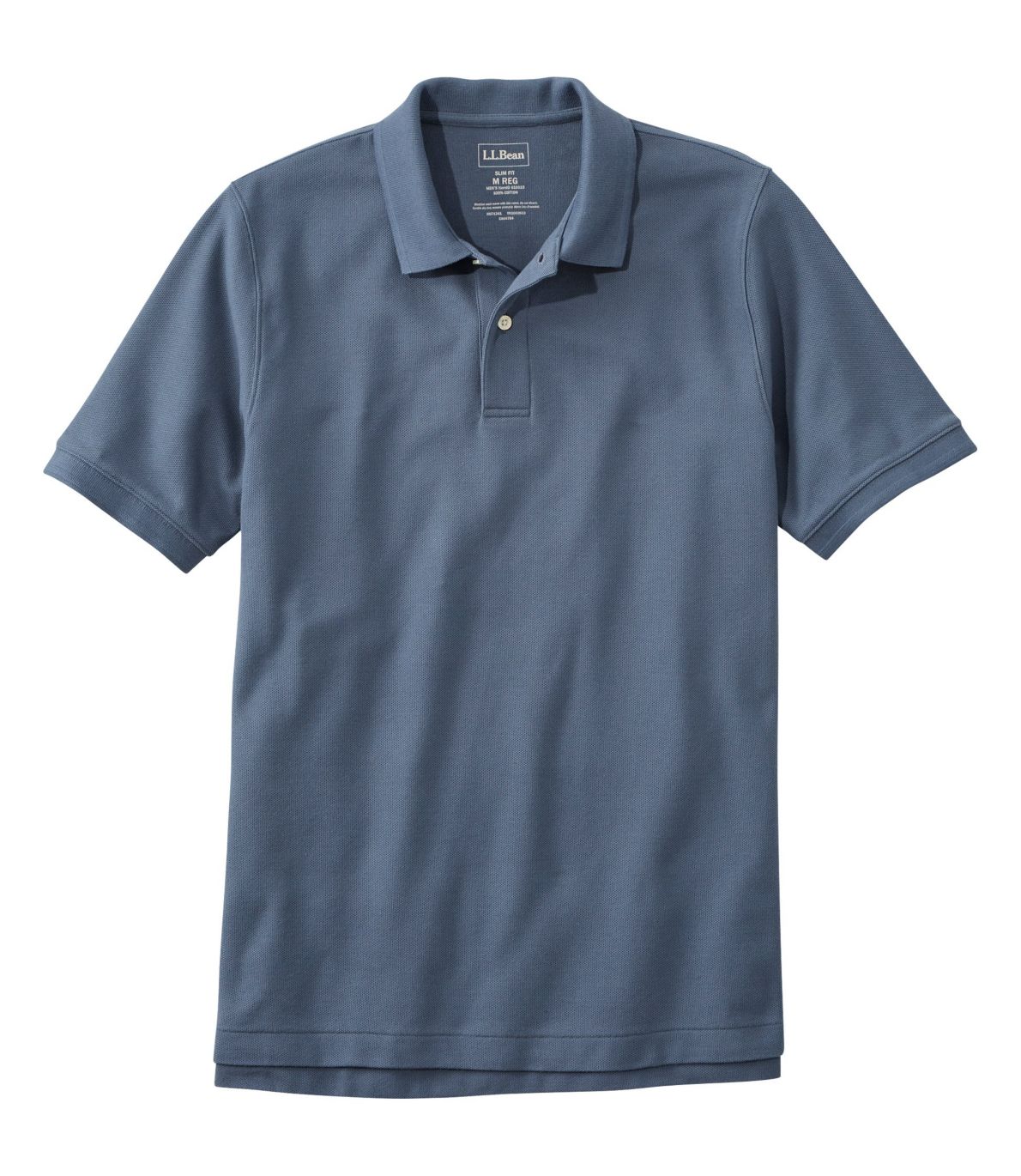 Men's Premium Double L® Polo, Short-Sleeve Without Pocket, Slim Fit