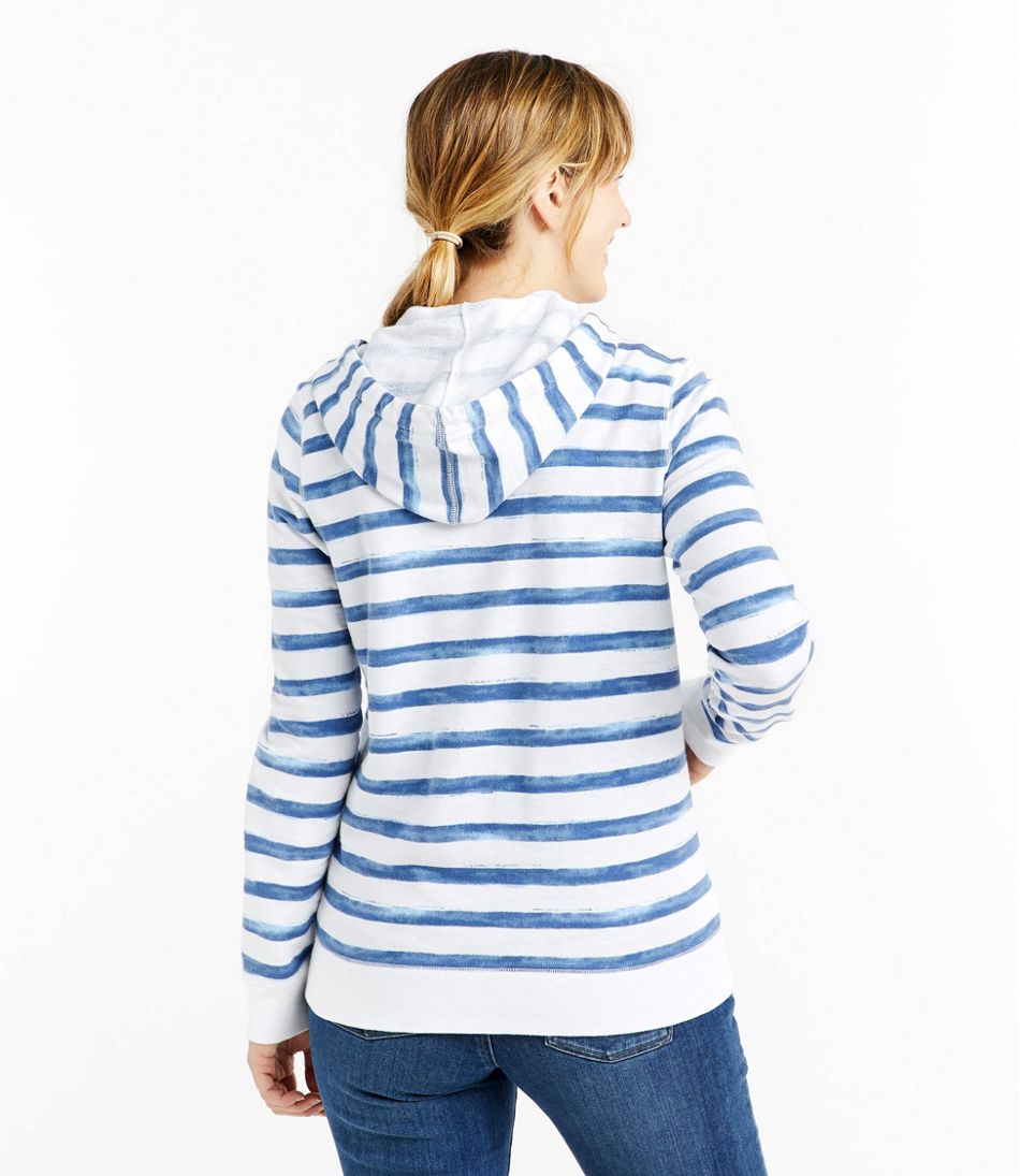 Women's Organic Cotton Hooded Sweatshirt, Long-Sleeve Print