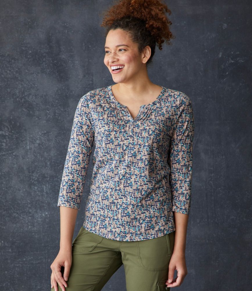 11071178 Lesley Flower Tile Aop Ss Shirt main image 1