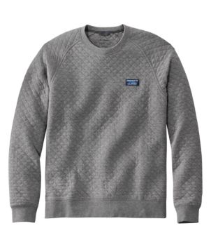 Men's Quilted Sweatshirt, Crewneck